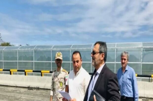 پل مشترک مرزی اتومبیل رو مرز آستارای ایران و آذربایجان آماده افتتاح است