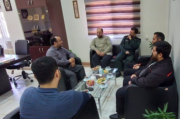 نشست مشترک مدیر درمان تامین اجتماعی گیلان و سپاه قدس استان نشست مشترک مدیر درمان تامین اجتماعی گیلان و سپاه قدس استان