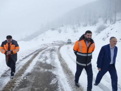 عملیات برف روبی محور مواصلاتی ماسال به گیلوان
